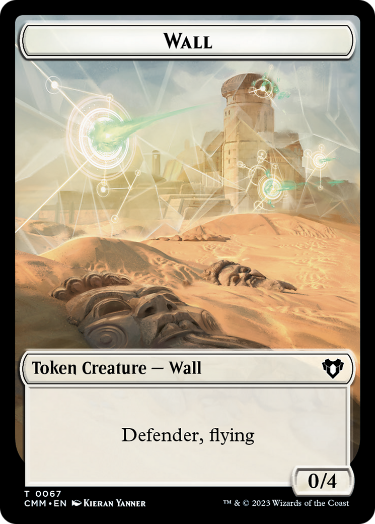 Wall // Kor Ally Double-Sided Token [Commander Masters Tokens] | Game Grid - Logan