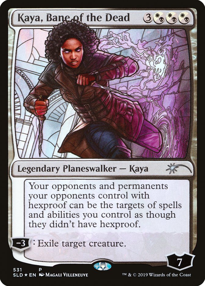 Kaya, Bane of the Dead (Stained Glass) [Secret Lair Drop Promos] | Game Grid - Logan