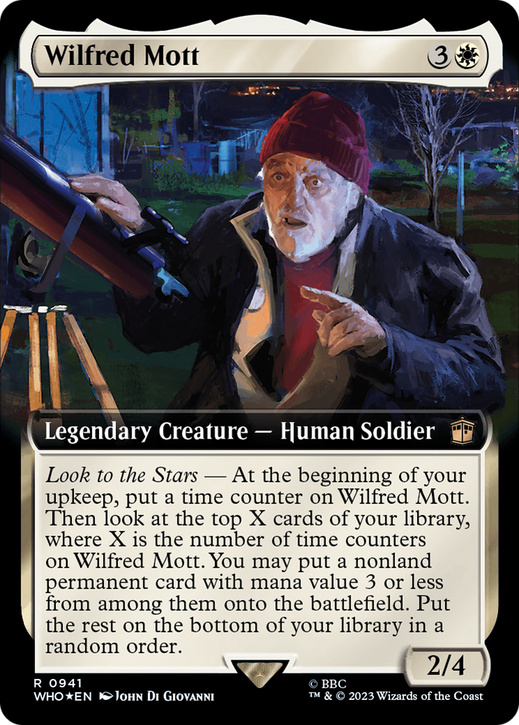 Wilfred Mott (Extended Art) (Surge Foil) [Doctor Who] | Game Grid - Logan