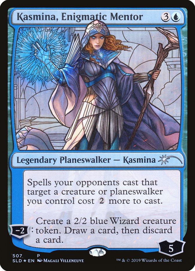 Kasmina, Enigmatic Mentor (Stained Glass) [Secret Lair Drop Promos] | Game Grid - Logan