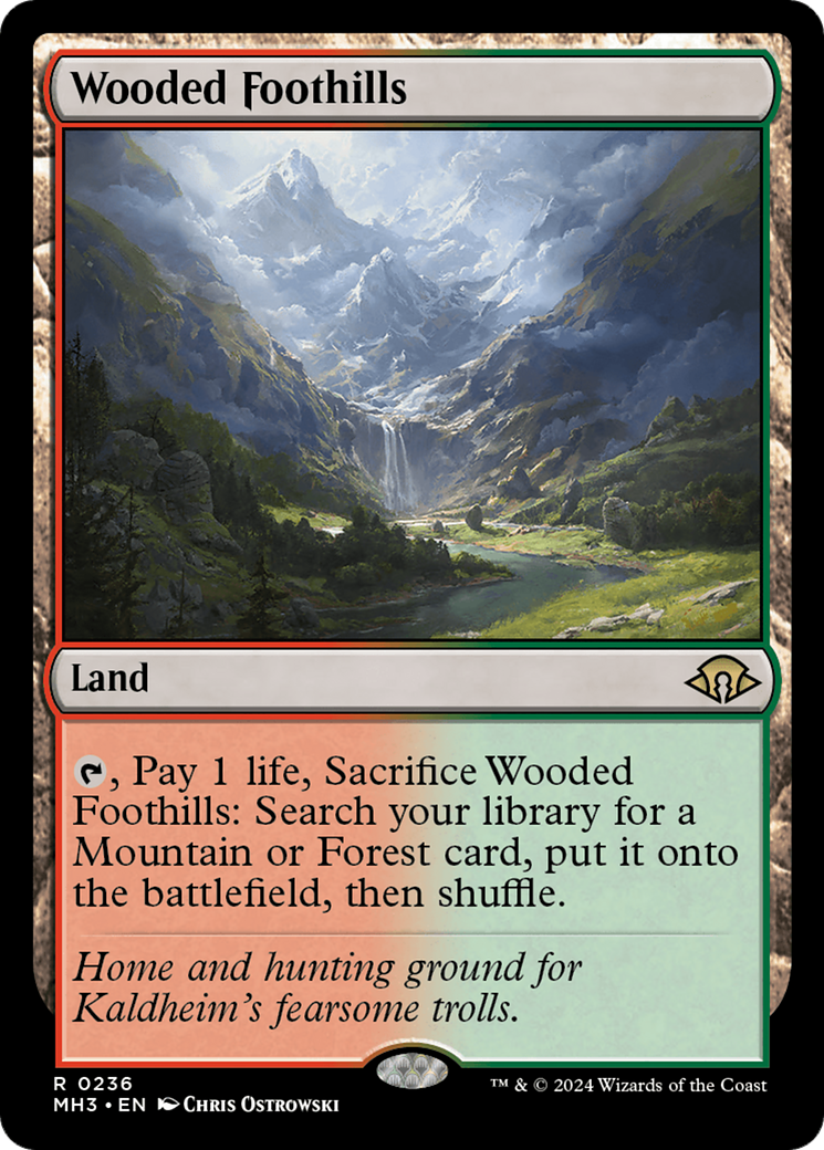 Wooded Foothills [Modern Horizons 3] | Game Grid - Logan