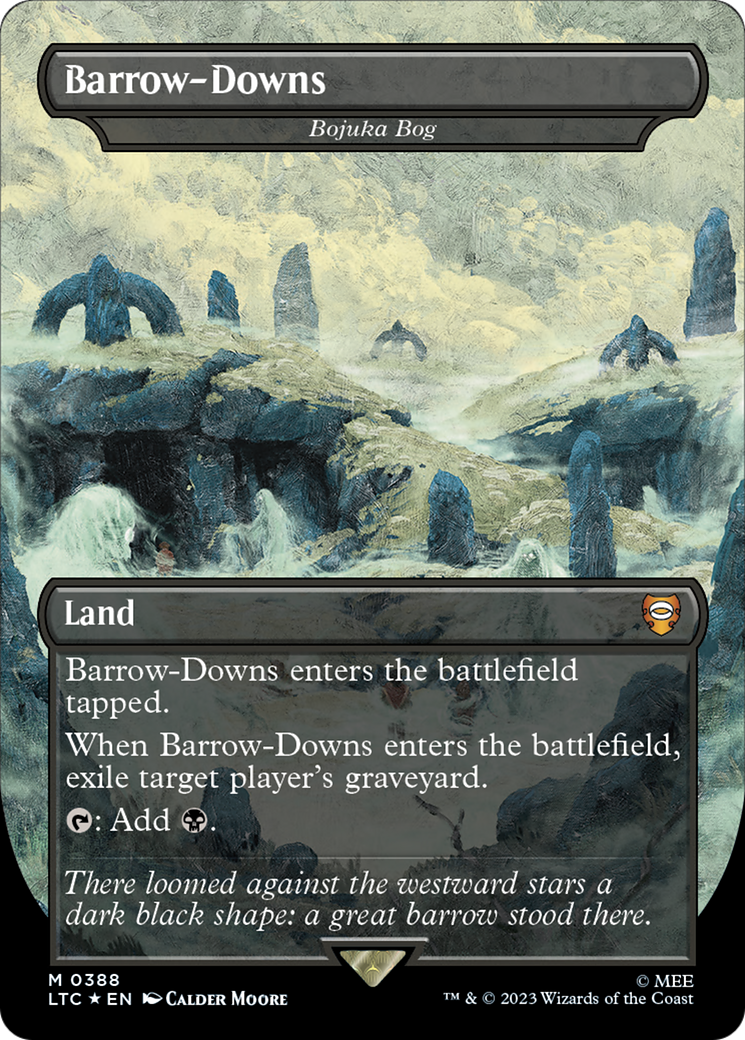Barrow-Downs - Bojuka Bog (Surge Foil Realms and Relics) [The Lord of the Rings: Tales of Middle-Earth Commander] | Game Grid - Logan