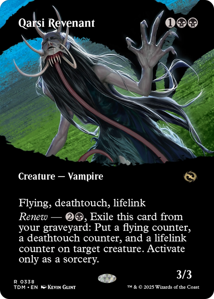 Qarsi Revenant (Borderless) [Tarkir: Dragonstorm] | Game Grid - Logan