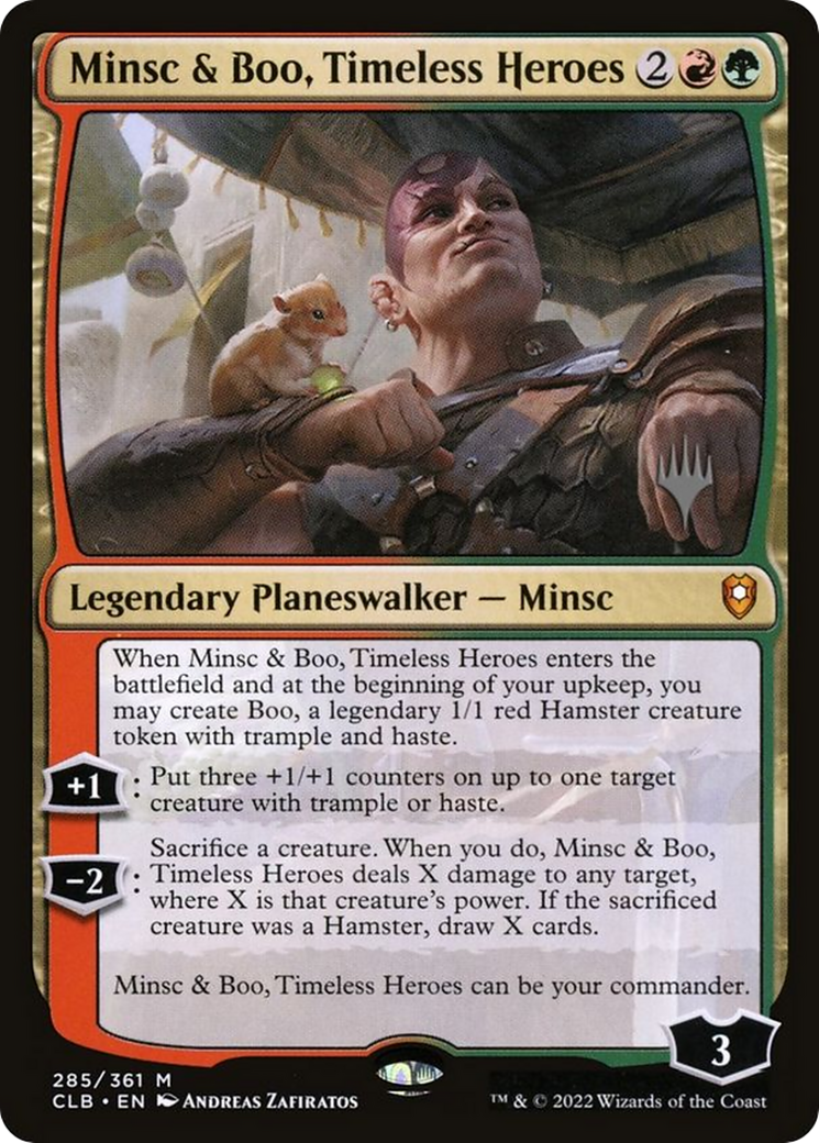 Minsc & Boo, Timeless Heroes (Promo Pack) [The Lost Caverns of Ixalan Promos] | Game Grid - Logan