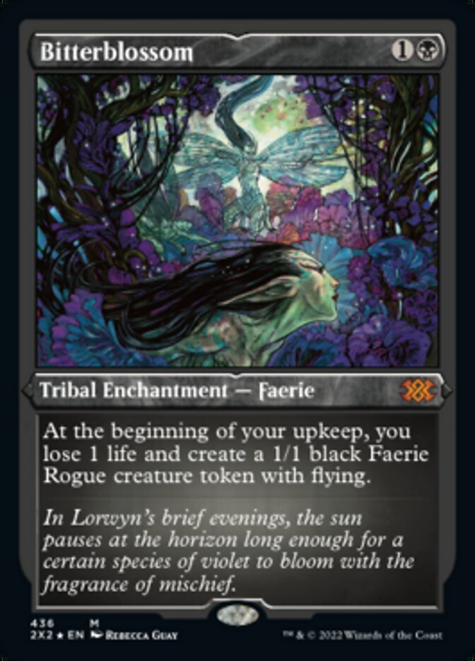 Bitterblossom (Foil Etched) [Double Masters 2022] | Game Grid - Logan