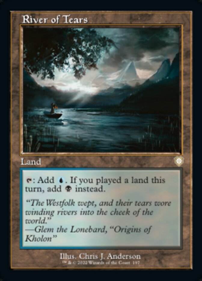 River of Tears (Retro) [The Brothers' War Commander] | Game Grid - Logan