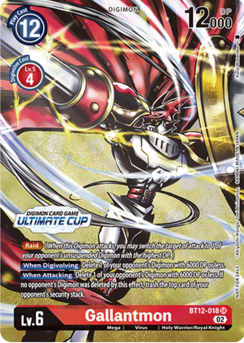 Gallantmon [BT12-018] (Ultimate Cup) [Across Time Promos] | Game Grid - Logan
