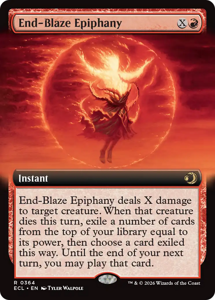 End-Blaze Epiphany (Extended Art) [Lorwyn Eclipsed] | Game Grid - Logan