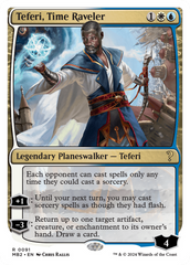 Teferi, Time Raveler (White Border) [Mystery Booster 2] | Game Grid - Logan