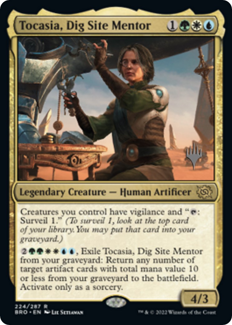 Tocasia, Dig Site Mentor (Promo Pack) [The Brothers' War Promos] | Game Grid - Logan