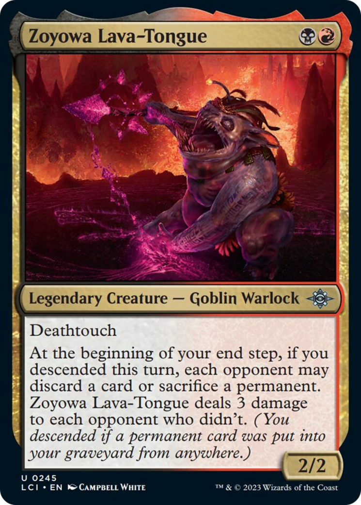 Zoyowa Lava-Tongue [The Lost Caverns of Ixalan] | Game Grid - Logan