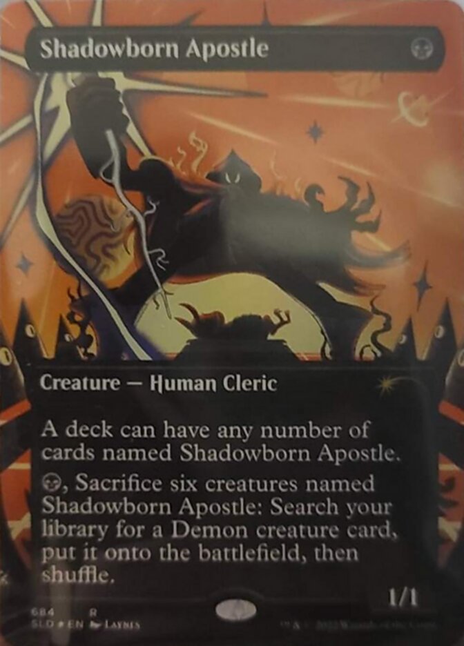 Shadowborn Apostle (Borderless) (684) [Secret Lair Drop Promos] | Game Grid - Logan