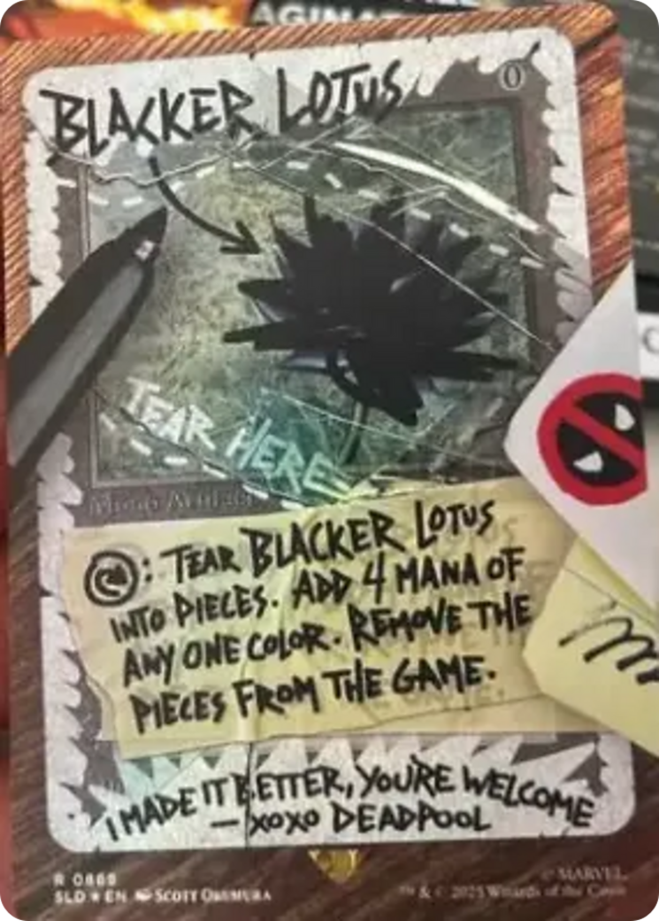 Blacker Lotus (Rainbow Foil) [Secret Lair Drop Series] | Game Grid - Logan