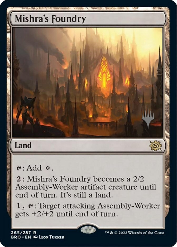 Mishra's Foundry (Promo Pack) [The Brothers' War Promos] | Game Grid - Logan