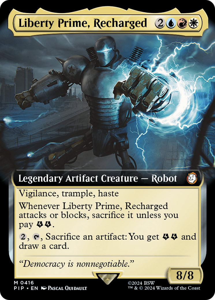 Liberty Prime, Recharged (Extended Art) [Fallout] | Game Grid - Logan