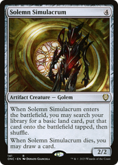 Solemn Simulacrum [Phyrexia: All Will Be One Commander] | Game Grid - Logan