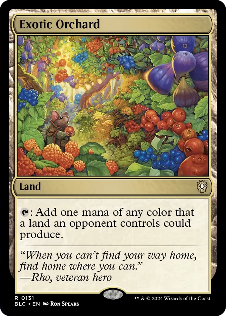 Exotic Orchard [Bloomburrow Commander] | Game Grid - Logan