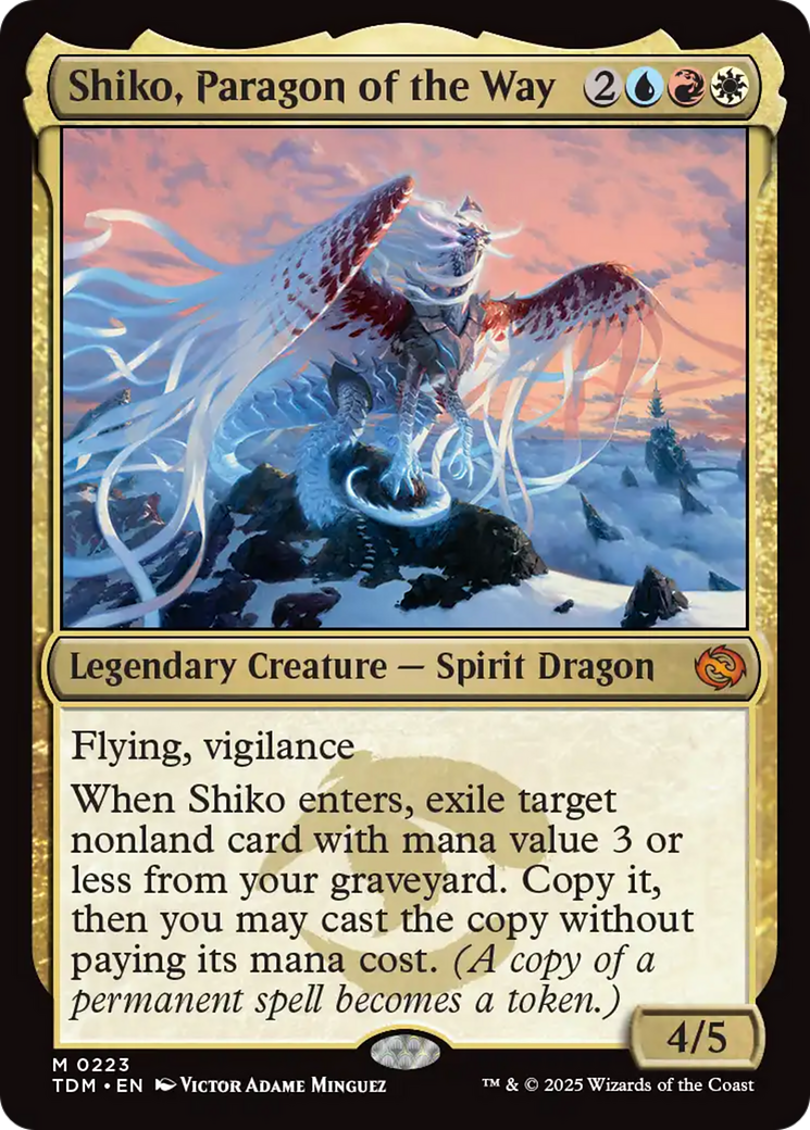 Shiko, Paragon of the Way [Tarkir: Dragonstorm] | Game Grid - Logan