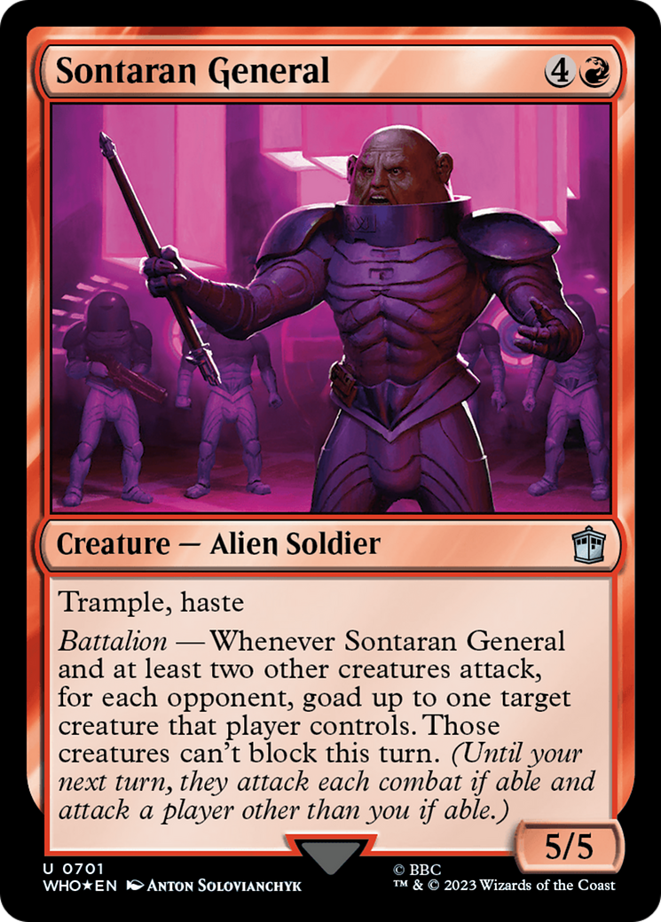 Sontaran General (Surge Foil) [Doctor Who] | Game Grid - Logan