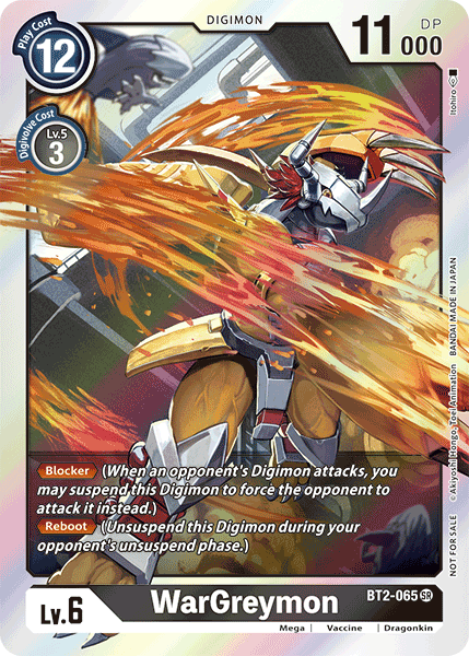 WarGreymon [BT2-065] (Alternative Art - Box Topper) [Classic Collection] | Game Grid - Logan