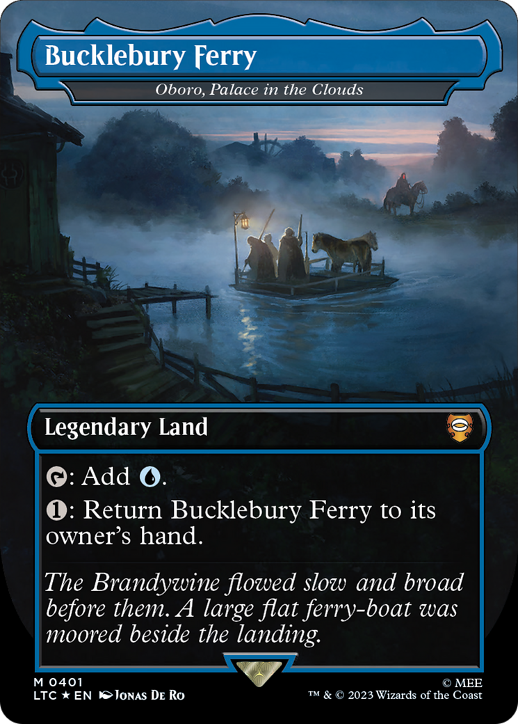 Bucklebury Ferry - Oboro, Palace in the Clouds (Surge Foil Realms and Relics) [The Lord of the Rings: Tales of Middle-Earth Commander] | Game Grid - Logan