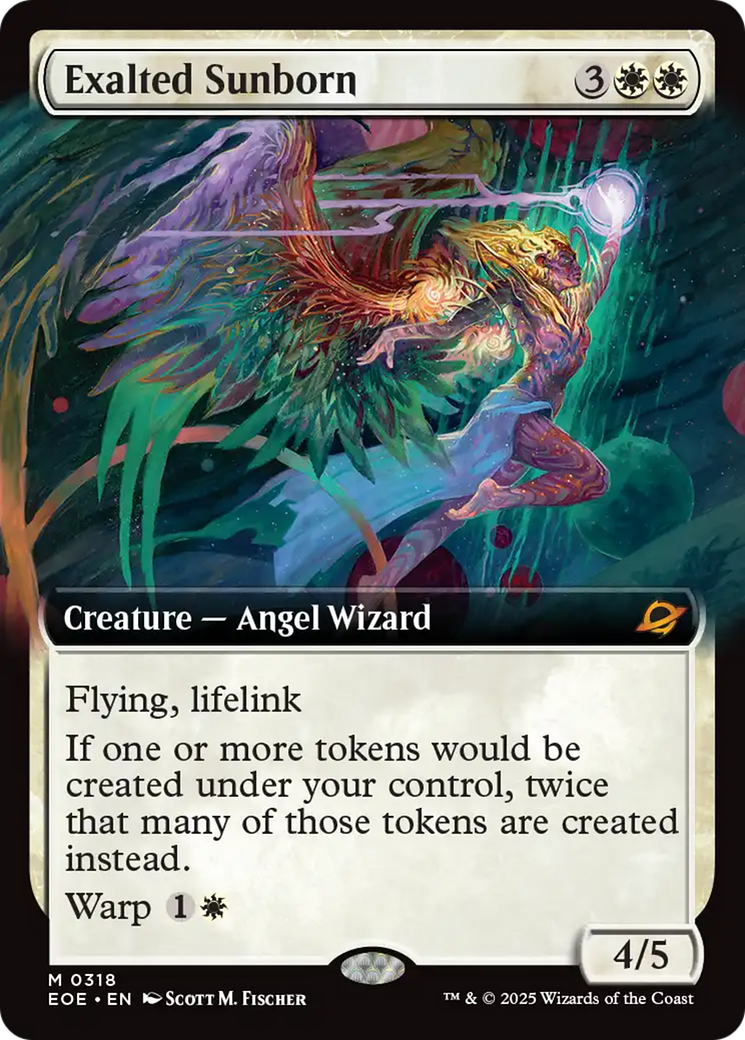 Exalted Sunborn (Extended Art) [Edge of Eternities] | Game Grid - Logan