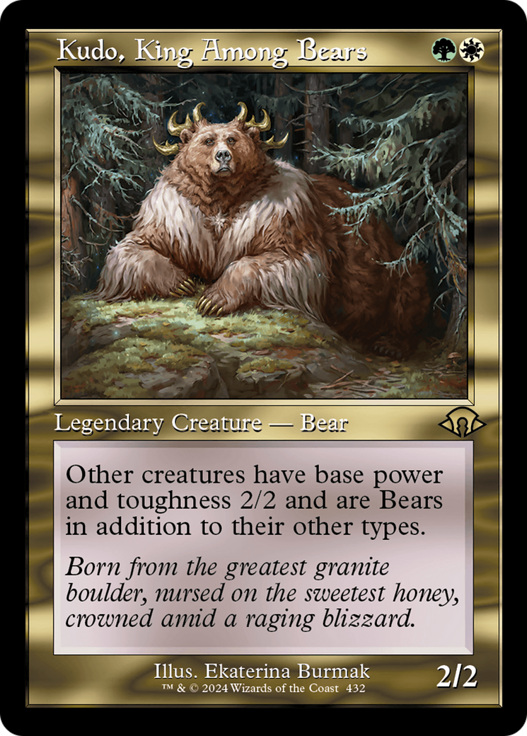 Kudo, King Among Bears (Retro) [Modern Horizons 3] | Game Grid - Logan