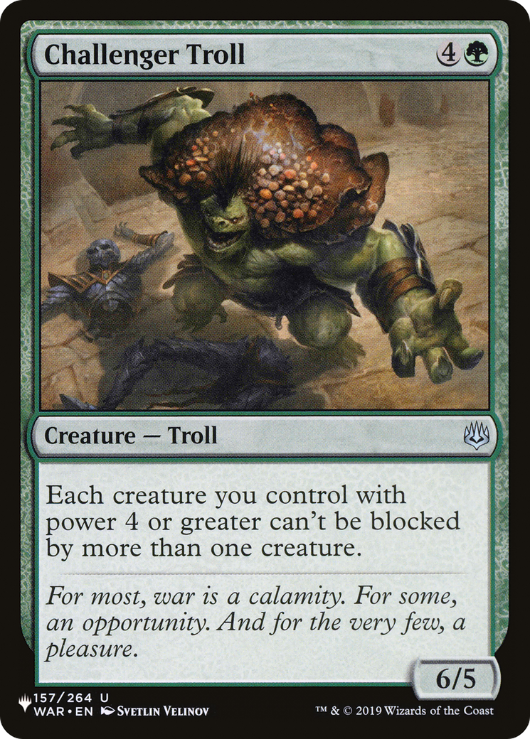 Challenger Troll [The List Reprints] | Game Grid - Logan