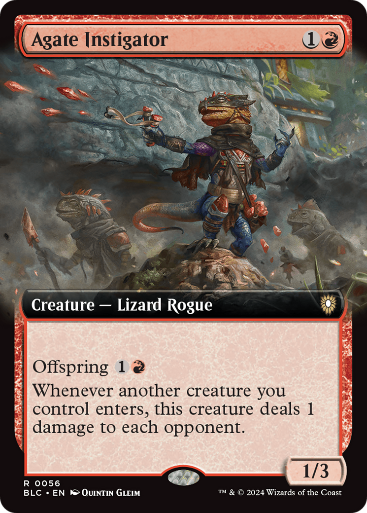 Agate Instigator (Extended Art) [Bloomburrow Commander] | Game Grid - Logan