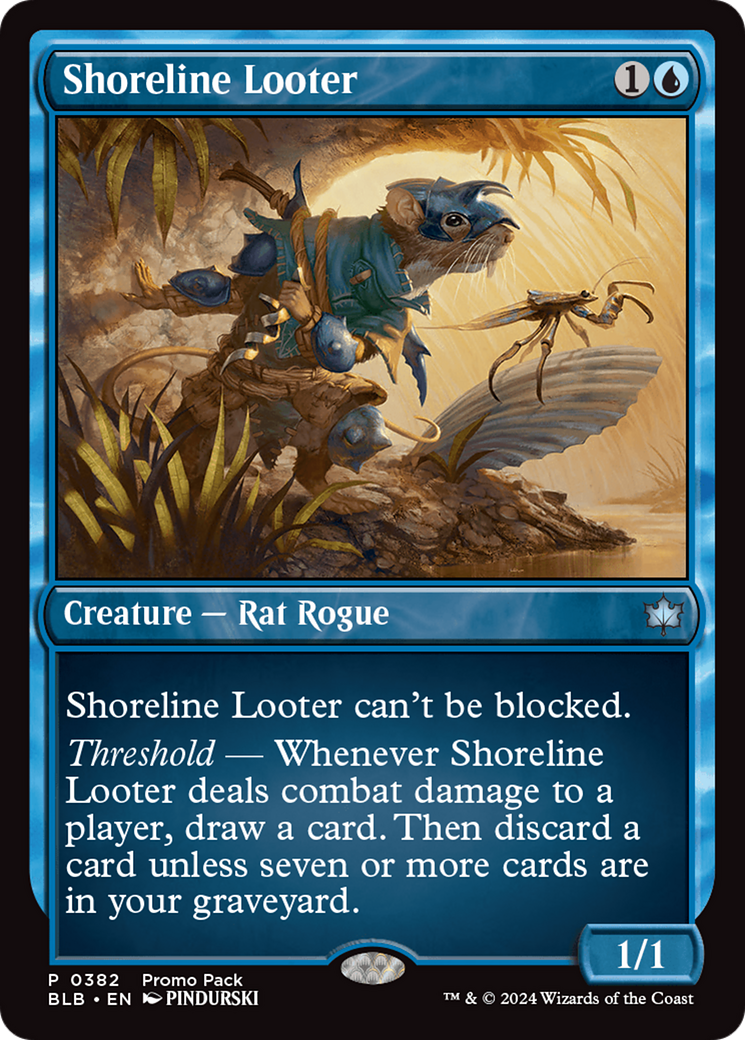 Shoreline Looter [Bloomburrow Promos] | Game Grid - Logan