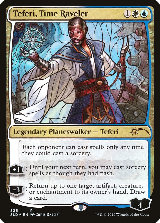 Teferi, Time Raveler (Stained Glass) [Secret Lair Drop Promos] | Game Grid - Logan