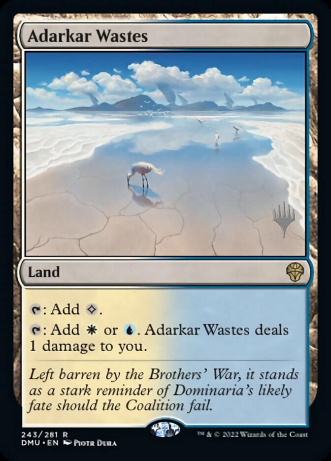 Adarkar Wastes (Promo Pack) [Dominaria United Promos] | Game Grid - Logan