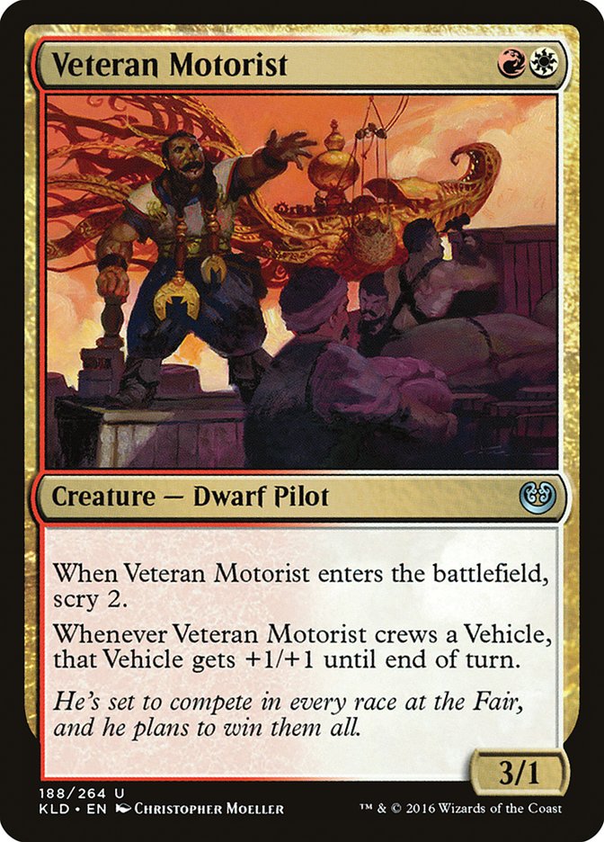 Veteran Motorist [Kaladesh] | Game Grid - Logan