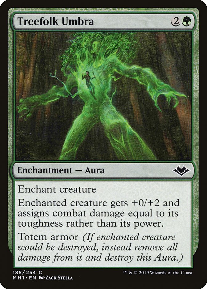 Treefolk Umbra [Modern Horizons] | Game Grid - Logan