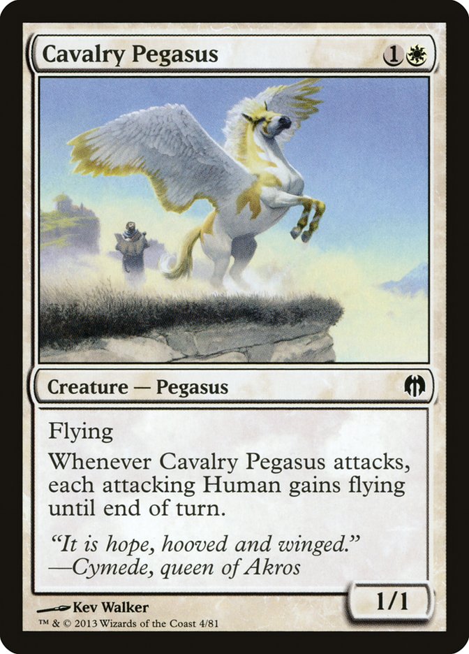 Cavalry Pegasus [Duel Decks: Heroes vs. Monsters] | Game Grid - Logan