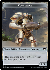 Clue // Construct (0041) Double-Sided Token [Commander Masters Tokens] | Game Grid - Logan