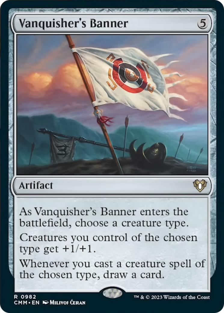 Vanquisher's Banner [Commander Masters] | Game Grid - Logan