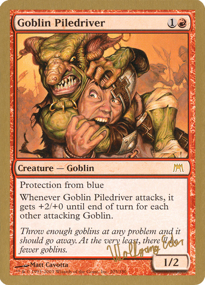 Goblin Piledriver (Wolfgang Eder) [World Championship Decks 2003] | Game Grid - Logan
