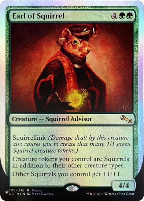 Earl of Squirrel (Unfinity Foil Edition) [The List] | Game Grid - Logan