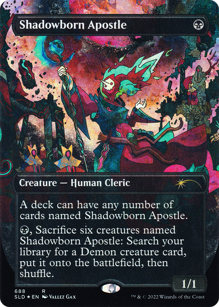 Shadowborn Apostle (688) (Borderless) [Secret Lair Drop Promos] | Game Grid - Logan