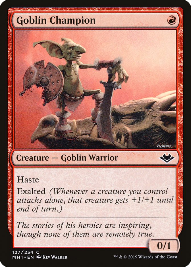 Goblin Champion [Modern Horizons] | Game Grid - Logan