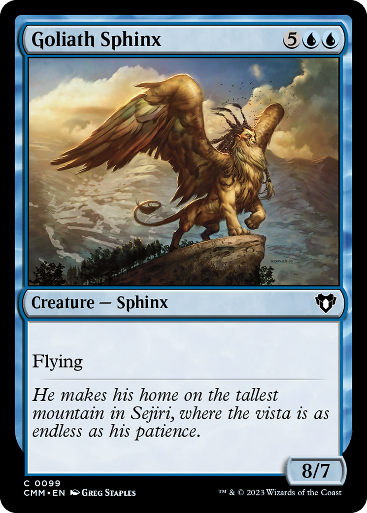 Goliath Sphinx [Commander Masters] | Game Grid - Logan