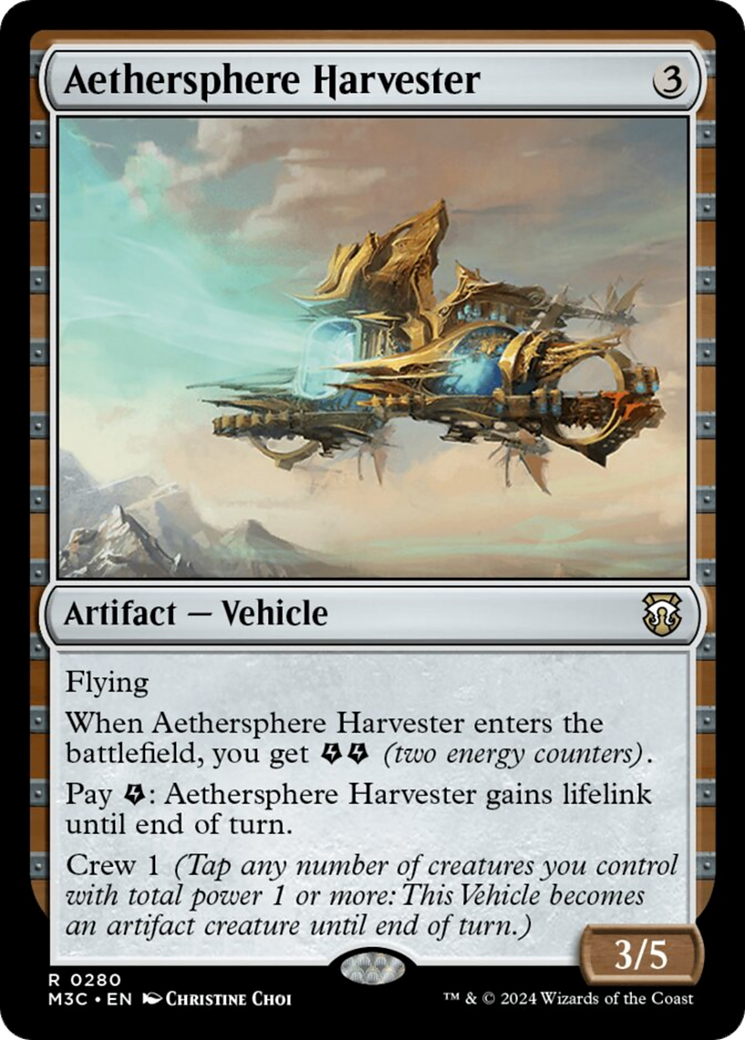 Aethersphere Harvester [Modern Horizons 3 Commander] | Game Grid - Logan