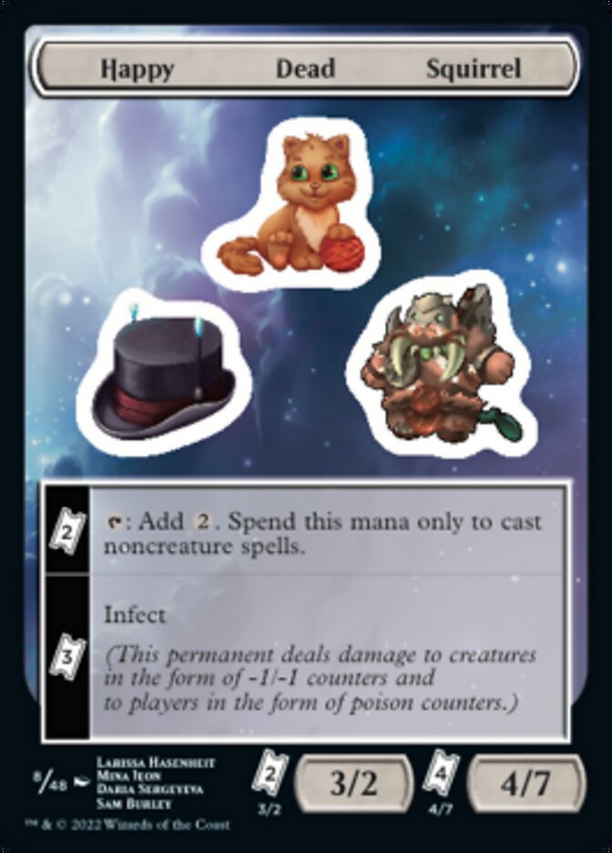 Happy Dead Squirrel [Unfinity Stickers] | Game Grid - Logan