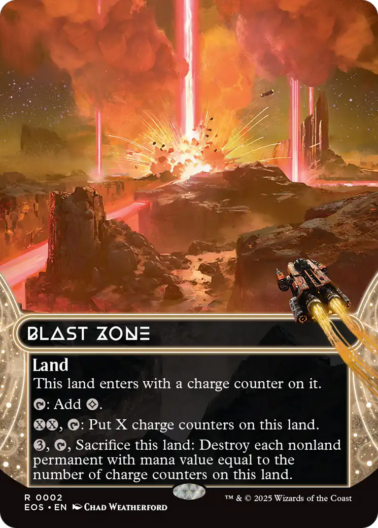 Blast Zone (0002) (Borderless) [Edge of Eternities: Stellar Sights] | Game Grid - Logan