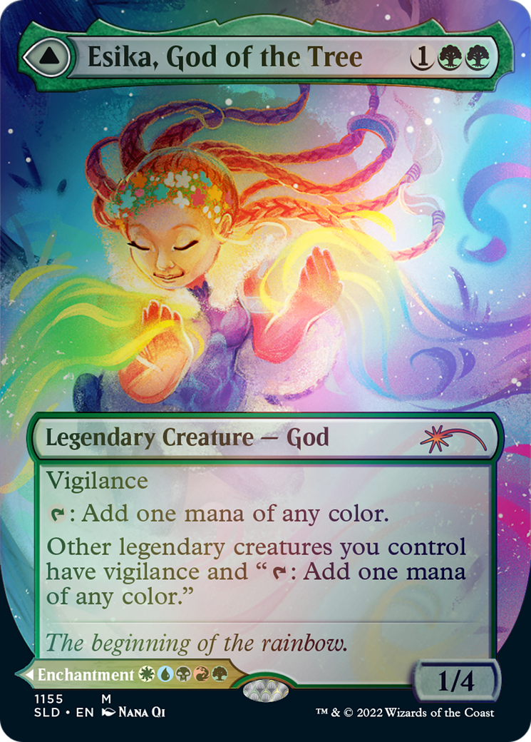 Esika, God of the Tree // The Prismatic Bridge (Borderless) [Secret Lair: From Cute to Brute] | Game Grid - Logan