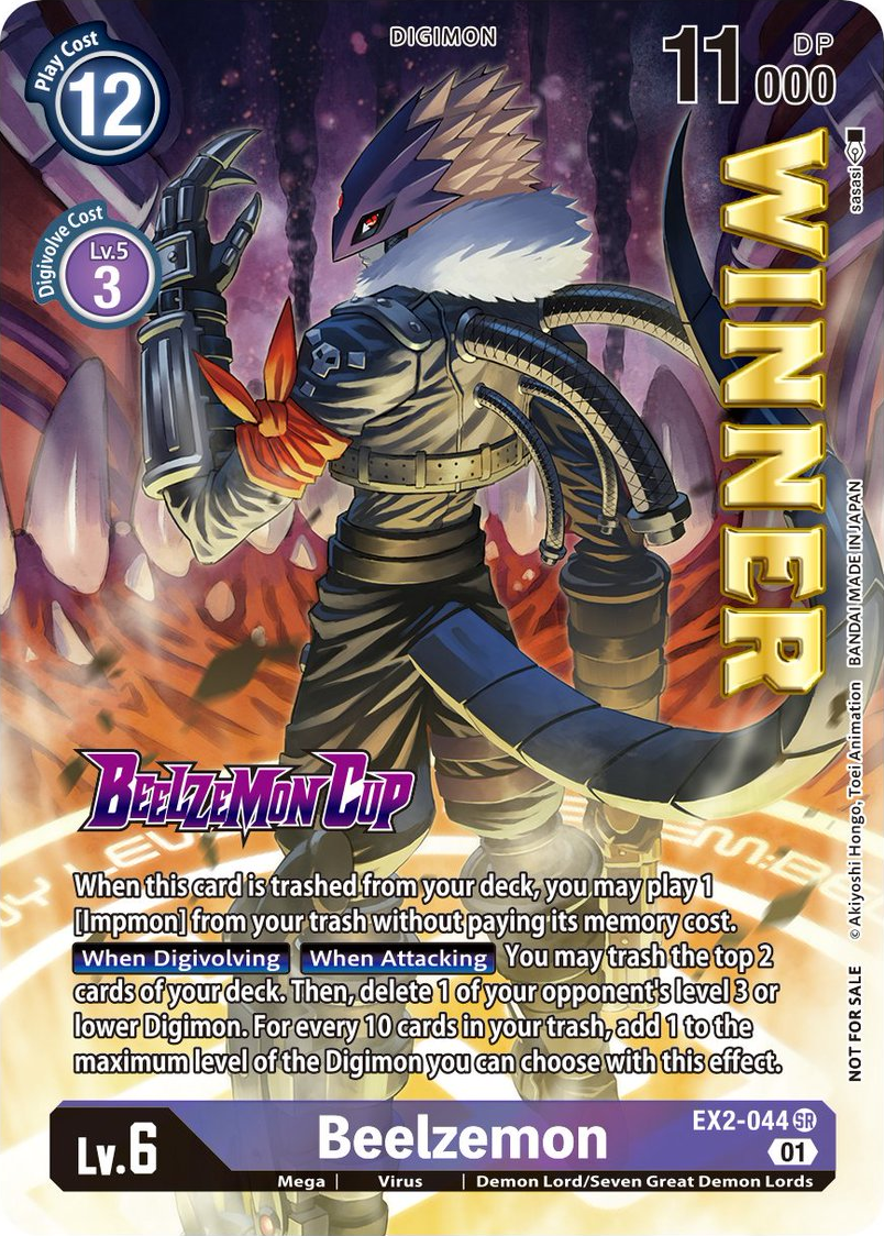 Beelzemon [EX2-044] (Beelzemon Cup Winner) [Starter Deck: Beelzemon Advanced Deck Set Promos] | Game Grid - Logan
