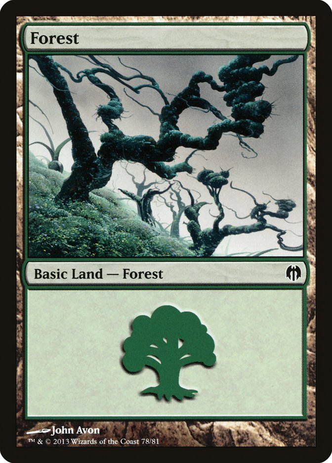 Forest (78) [Duel Decks: Heroes vs. Monsters] | Game Grid - Logan