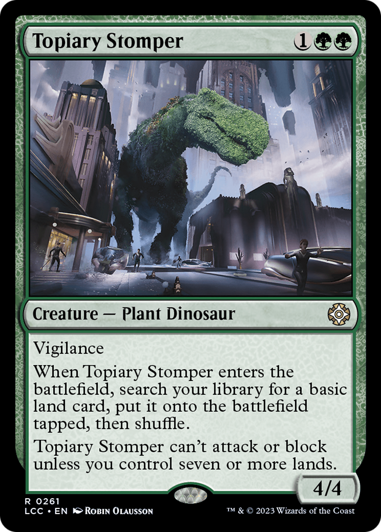 Topiary Stomper [The Lost Caverns of Ixalan Commander] | Game Grid - Logan