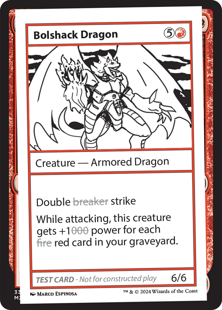 Bolshack Dragon [Mystery Booster 2 Playtest Cards] | Game Grid - Logan